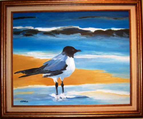 Homage to J. L. Seagull by Anna Pap