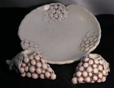 Grape Cluster Console & Candleholders