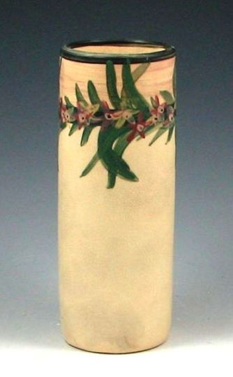 Hand Painted Cylinder Vase