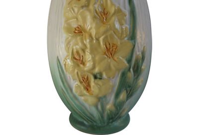 Weller, c.1934-39, "Roba" Gladiola Vase - Close-up of Detail